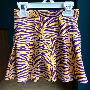 Azarhia LSU Tiger Print Skort - From Fleurty Girl New Orleans - YXS